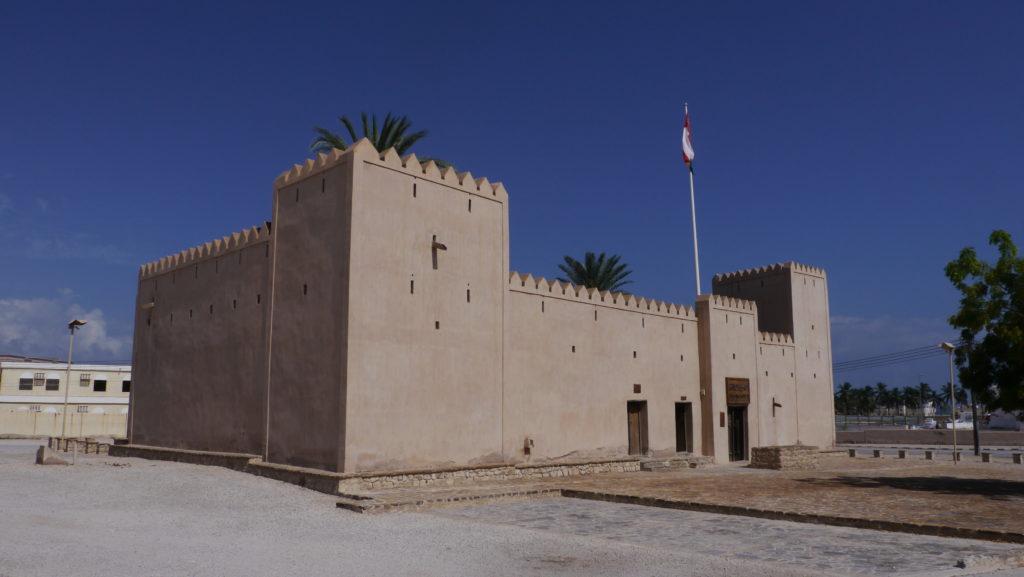Taqah Castle, former residence of local governors - walis. East of Salalah trip.