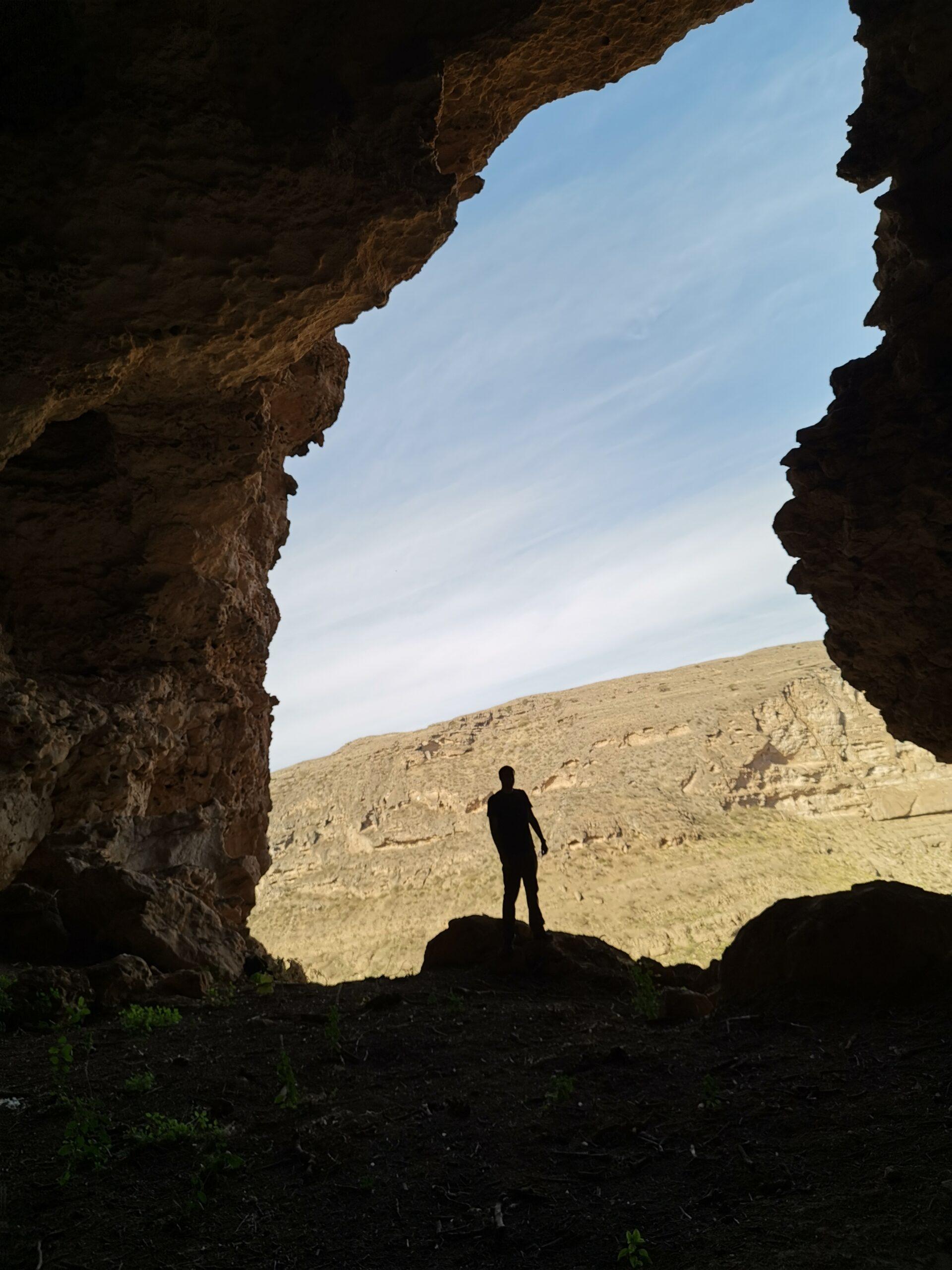 Tayq cave in Dhofar Mountains, Salalah hiking trip