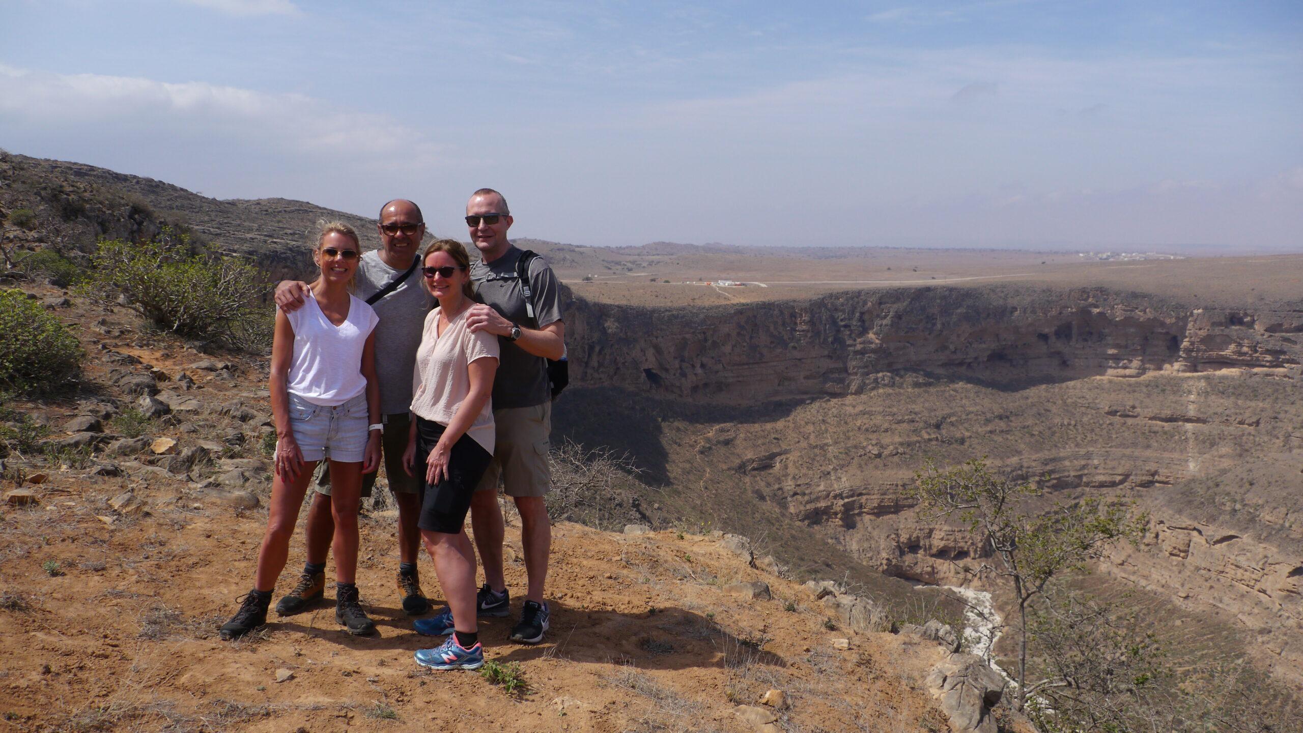 trek to Tayq sinkhole hiking Salalah tour